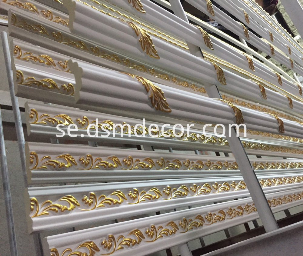 Polyuretan bladplattform Polyurethane Leaf Panel Mouldings